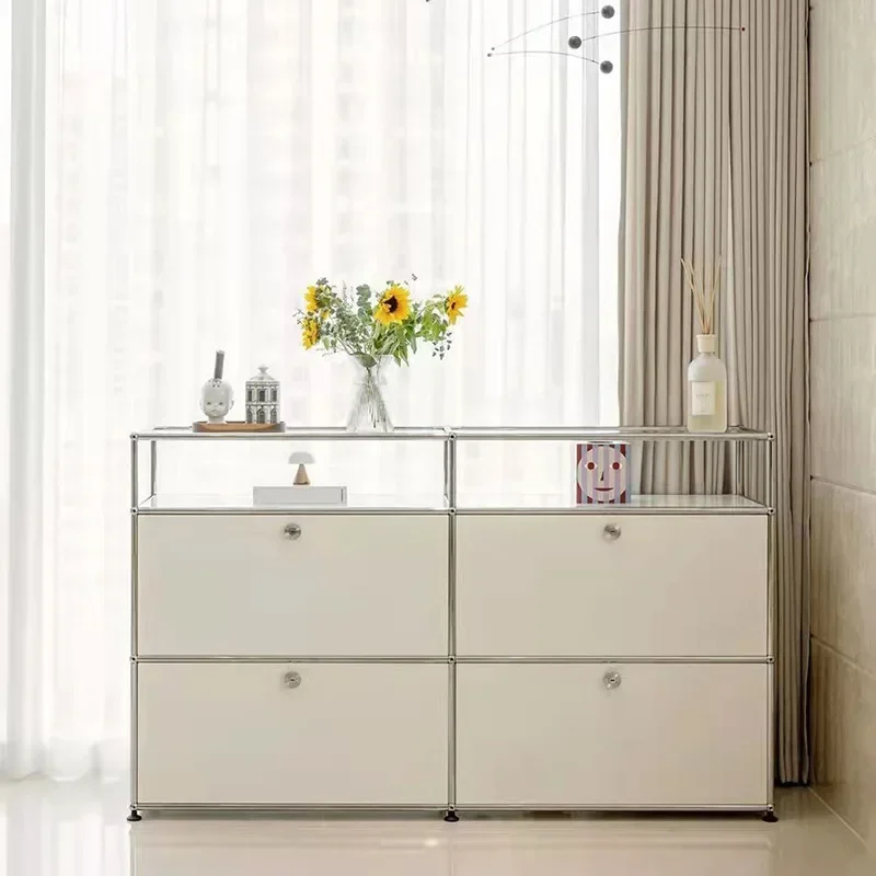 Комбинированный многофункциональный простой декоративный сервант из