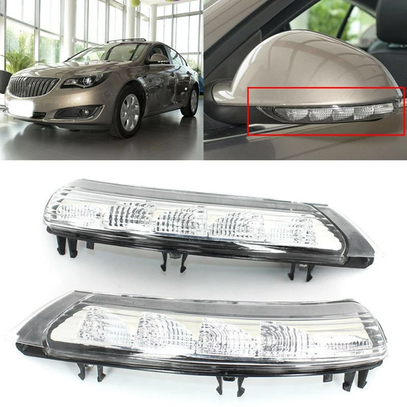 Реверсивный зеркальный сигнал поворота для Buick Regal 09-15 рефлекторный мерцающий