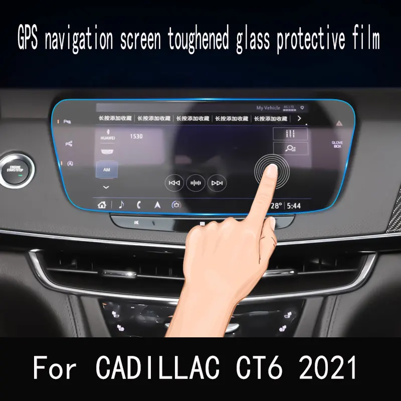 

For CADILLAC CT6 Car Radio GPS Navigation Screen Tempered Glass Protector Film Car accessories