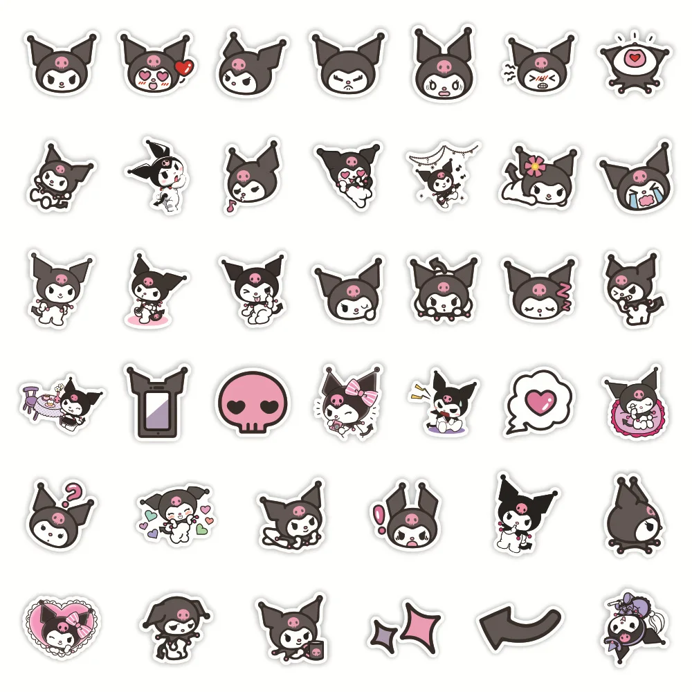 Стикеры Sanrio My Melody Kuromi для детей наклейки сделай сам ноутбука бутылки воды