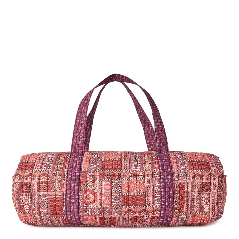 Women’s Soft Quilted Duffle Bag Navy Blue