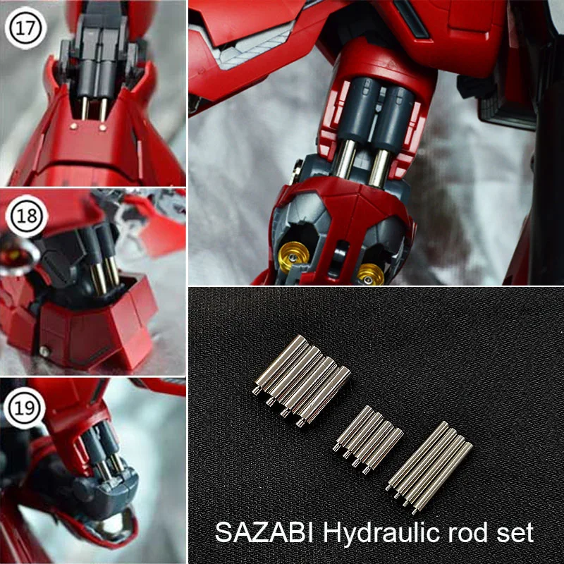 

1/100 г., полный гидравлический стержень SAZABI, Gundam MG, специальный тоник для модификации металла
