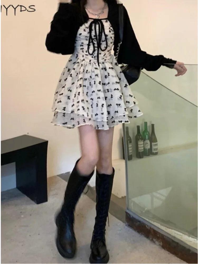 Новинка весна-лето 2022 комбинезон на бретелях юбка кардиган верхнее пальто костюм