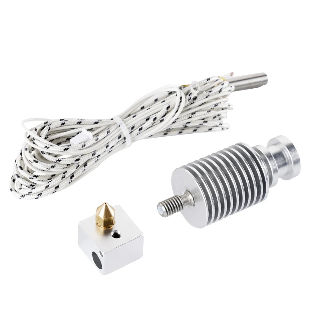 3D Printer accessories Titan J-Head Hotend for KP3S Extrusion Head Heating Block MK8 Nozzle for CR10 Thermistors Bowden Hotend 3D Printer accessories Titan J-Head Hotend for KP3S Extrusion Head Heating Block MK8 Nozzle for CR10 Thermistors Bowden Hotend