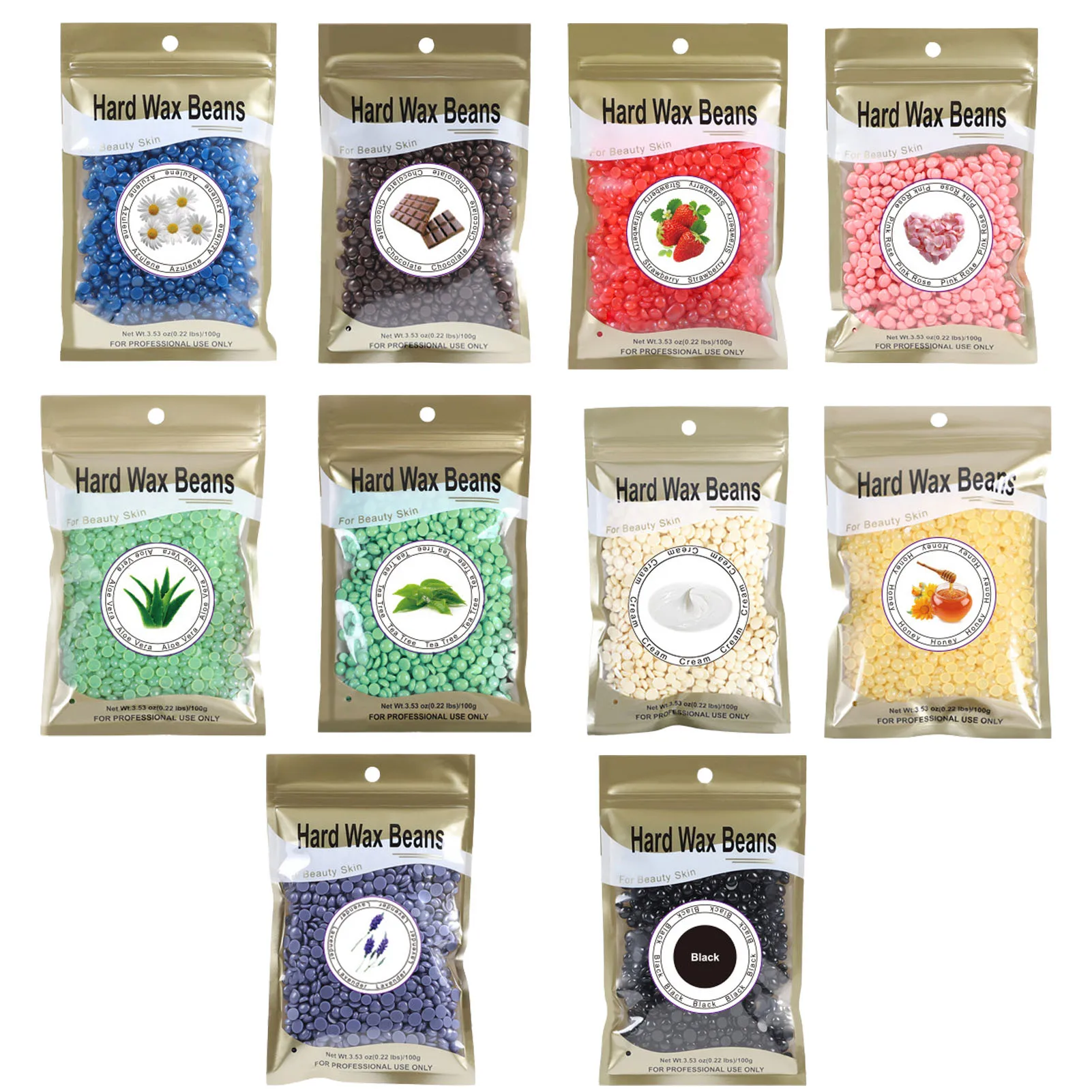 

Hard Wax Beans for Hair Removal Natural Wax Beans for Hair Removal Hard Wax Beads for Face Leg Underarms Back Chest Men Home