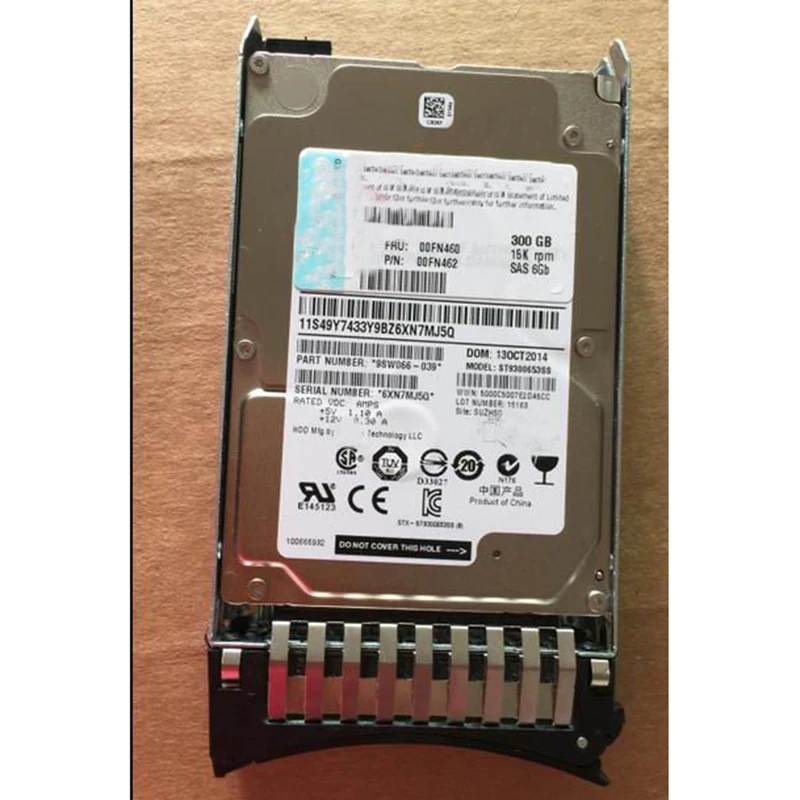 

100% новый в коробке 3 года гарантии 00FN462 00FN460 300 ГБ 15K SAS 6 ГБ 2,5 x3650M4 требуется больше угловых фотографий, пожалуйста, свяжитесь со мной