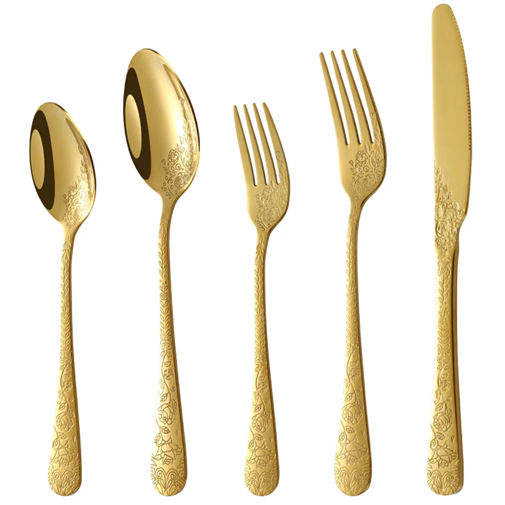 

1 Set Steak Cutlery Party Tableware Banquet Cutlery Set Steak Dinnerware Party Cutlery Set