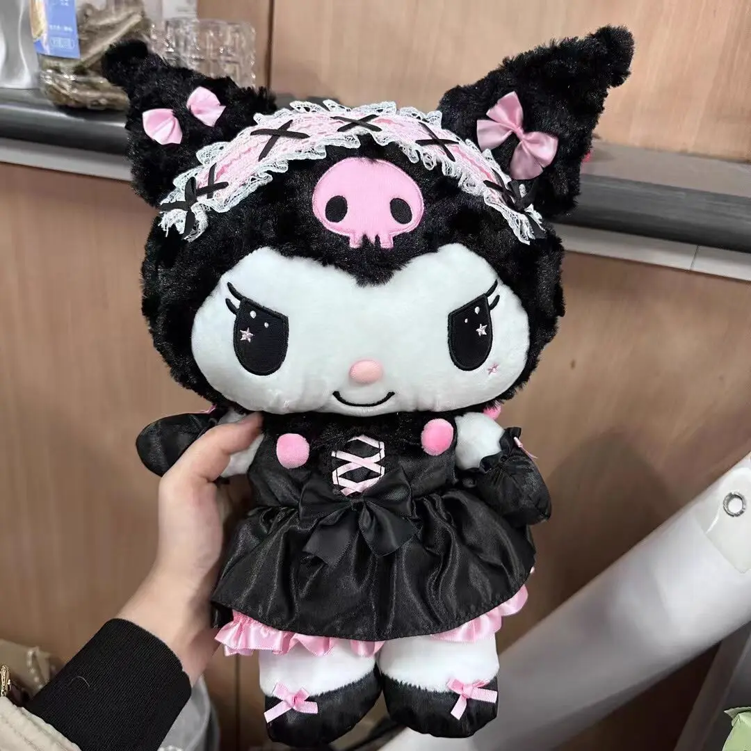 

Anime Sanrioed Lolita My Melody Kuromi Cinnamoroll Plushie Doll Backpack Cartoon Plush Portable Storage Shoulder Bag Girl Gifts