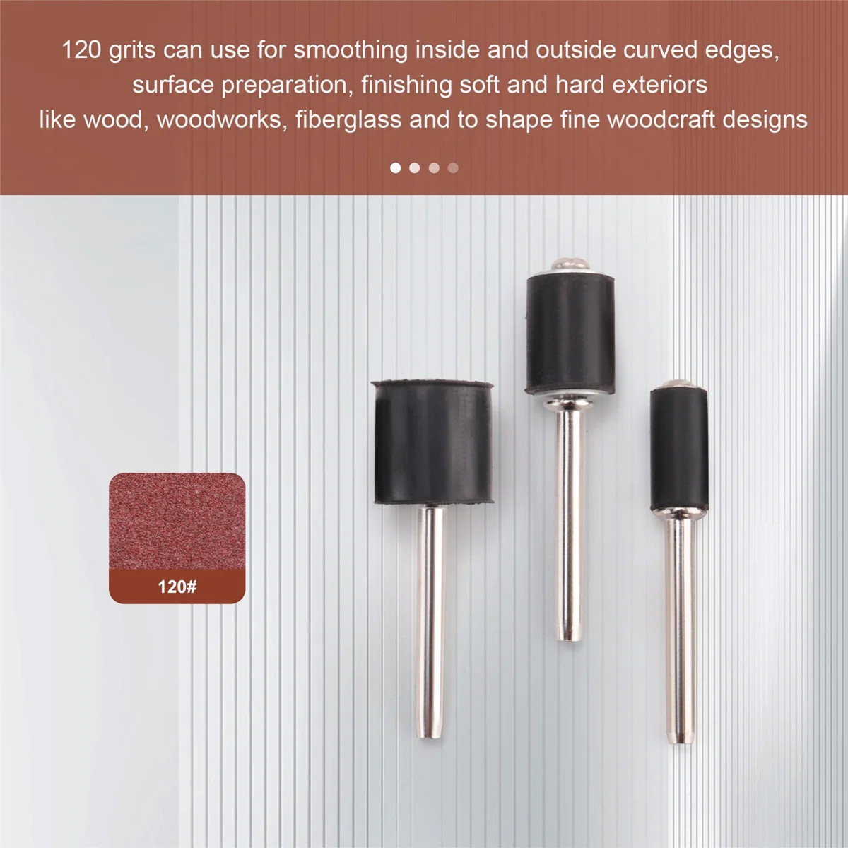 Набор барабанных шлифовальных машин 66 шт. включает 60 лент и 6 оправки