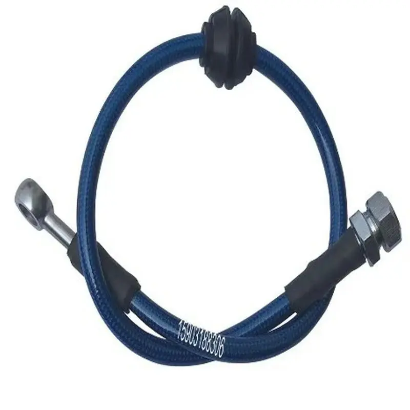 

Автозапчасти AN3, тормозной шланг для мотоцикла, покрытый ПУ, центральная трубка из ПТФЭ 1/8 дюйма, с фитингами из нержавеющей стали