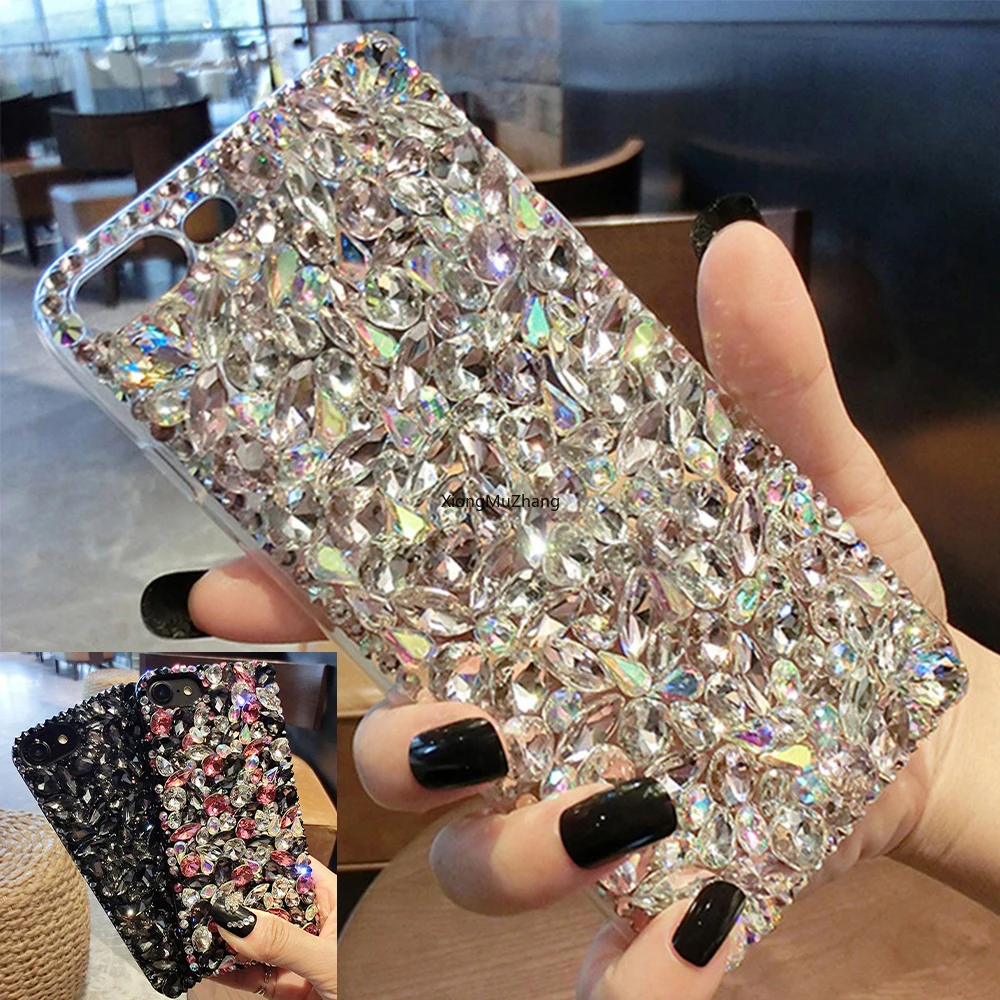 

Luxury Bling Rhinestone Diamond Case OPPO A72 A73 A93 A55 A54 A94 A32 A33 A53 A53S A52 A92 A31 A15 A16 A74 A96 A36 Crystal Case