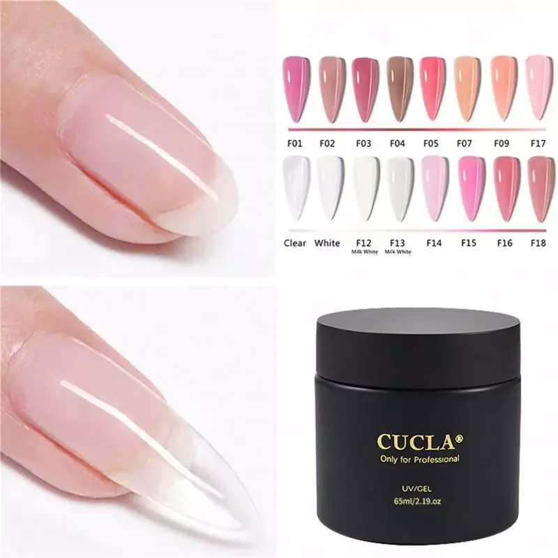 

NEW2023 16 Color Nail Extension Gel 60ml Nail Model UV Glue Crystal Extension Gel Soak Off UV Gel Nail Polish Art Gel Manicure