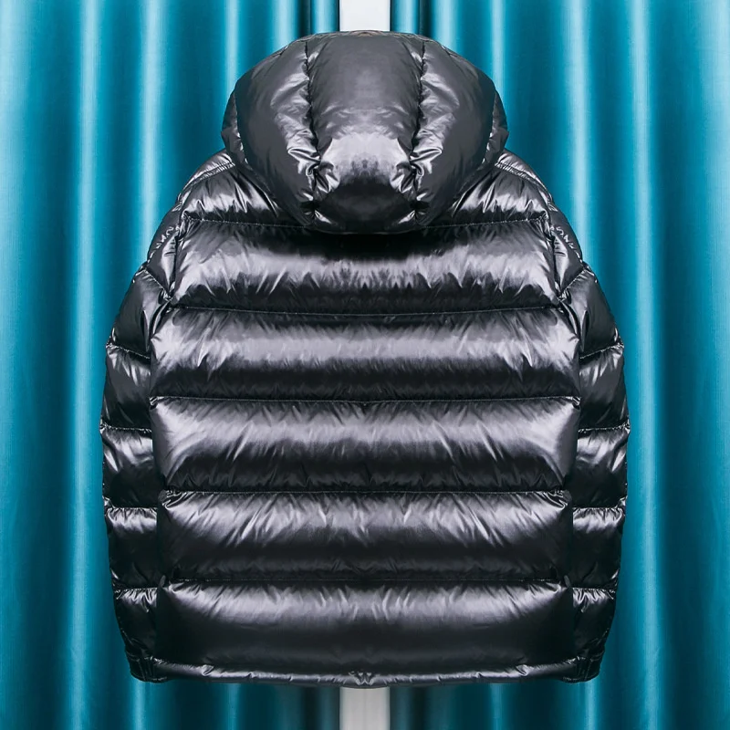 2022Down Jackets For Men and Women Short Winter Thickening New Shiny Jacket Men's Thick Coat Stand Collar Women's Couple Clothes