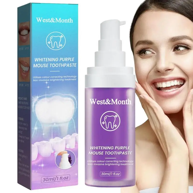 

Teeth Whitening Toothpaste Whitening Toothpaste Mousse Intensive Stain Removal Toothpaste Quickly Removes Tough Stains &