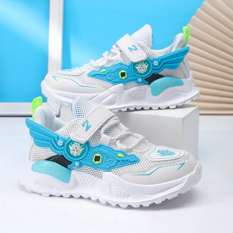 

Children's Sports Shoes 2022 Spring and Summer New Mesh Breathable Casual Running Shoes Student Casual Shoes