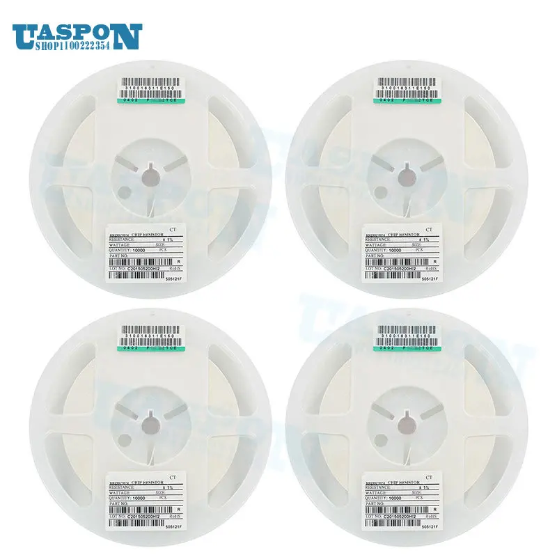 

5000 Pcs 0603 SMD 1/8W chip resistor resistors 0 ohm ~ 10M ohm 0R 1K 4.7K 4K7 10K 100K