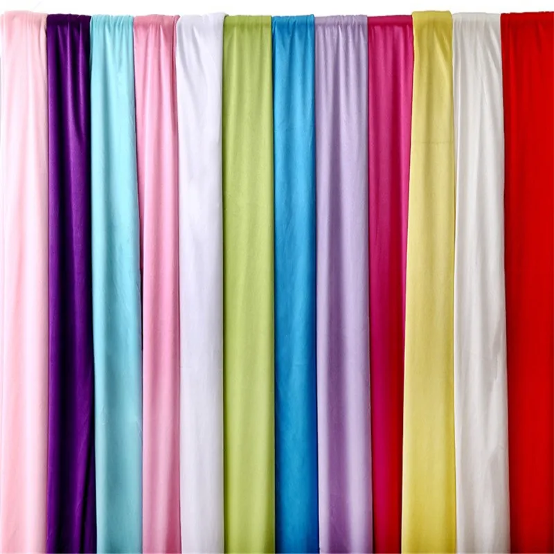 

5 Meters Pearl Ice Silk Cloth for Wedding Decorations Stage Background Curtain Scene Layout Baby Shower Party Decorations Fabric