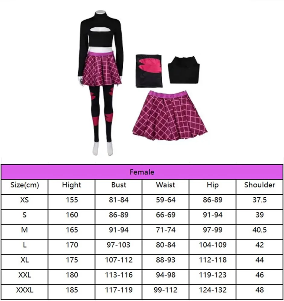 Костюм для косплея Sallie May на Хэллоуин из мультфильма Helluvae