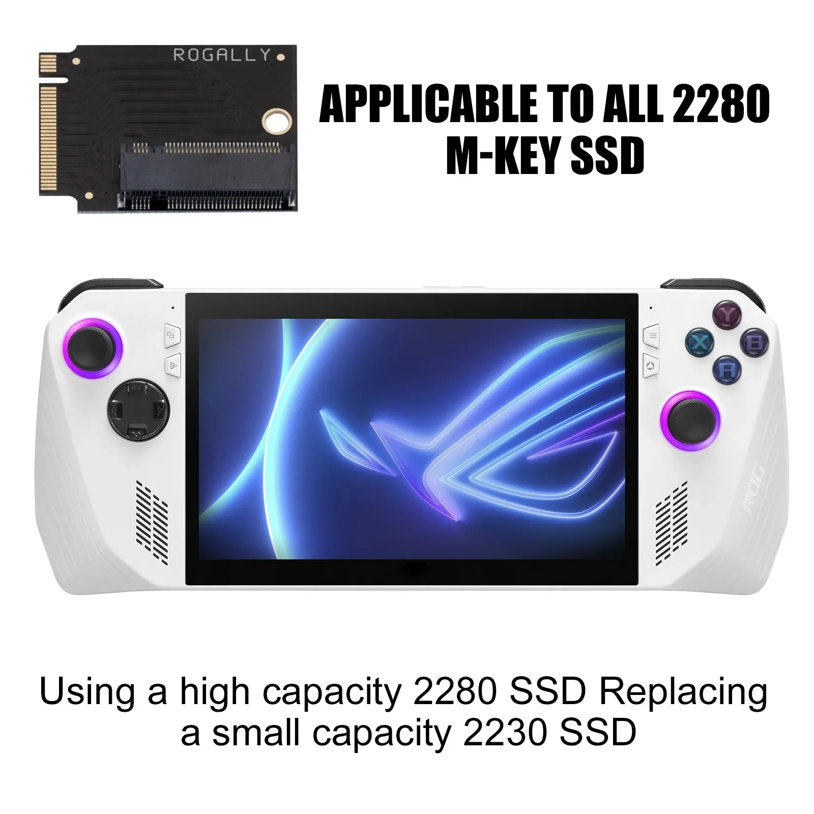 Электронные аксессуары для мотоциклов Rog модификация сплава 2230–2280 NVMe M.2