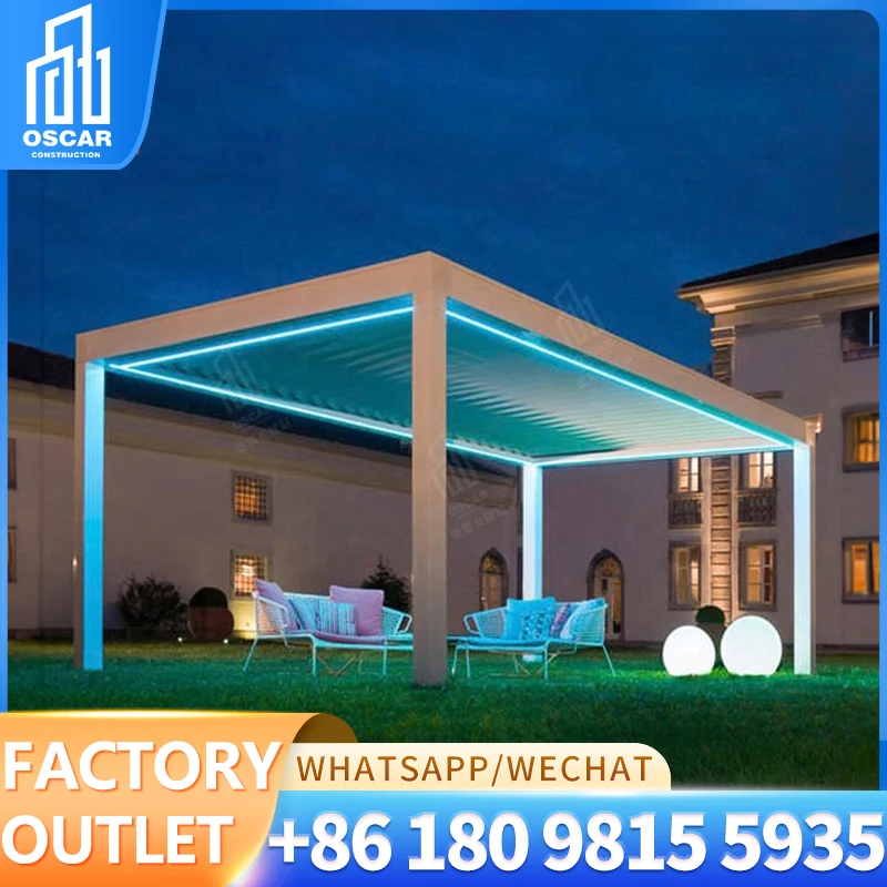 Индивидуальный внешний фонарь для внутреннего дворика покрывающий Алюминиевый