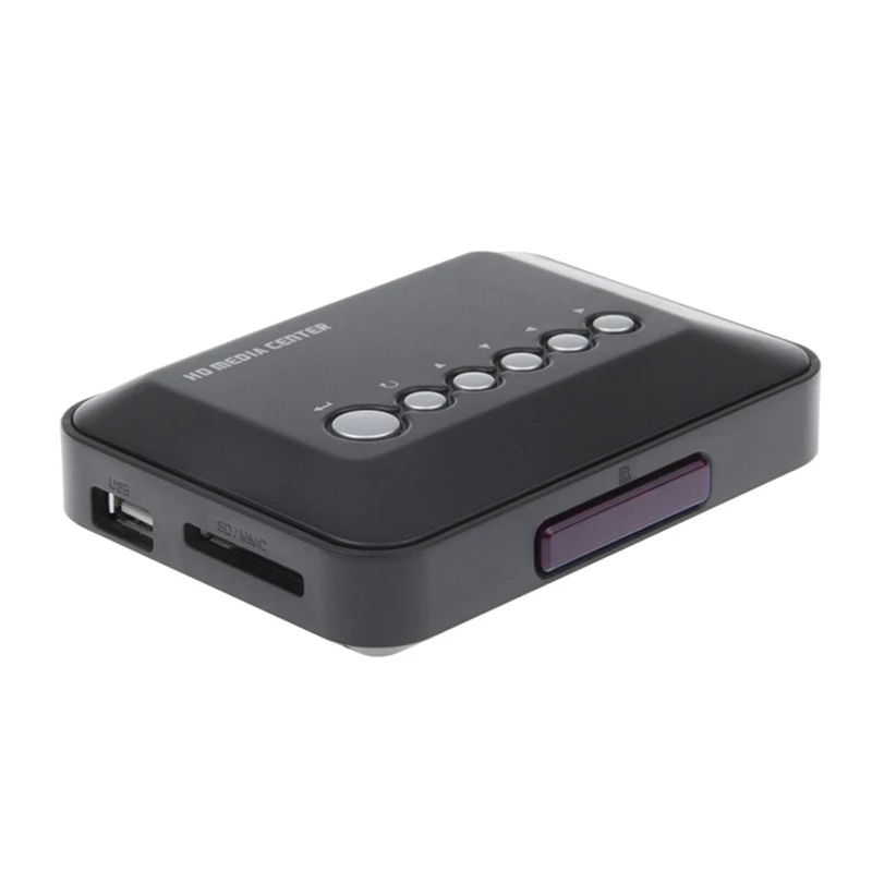 

Mini Full HD1080P H.264 MKV HDD Media Player Center With HDMI-Compatible/AV/VGA/USB/SD/MMC(EU Plug)