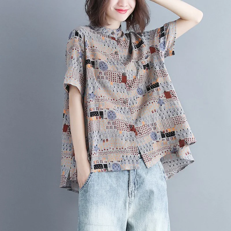 

MUDMUDUS Street Loose Blouse.