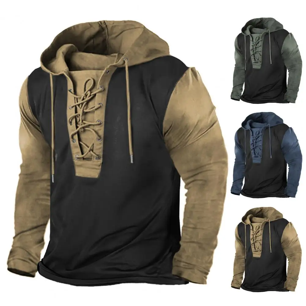 

Hoodie Retro Hat Thermal Soft Mid Length Fall Hoodie Autumn Hoodie for Work