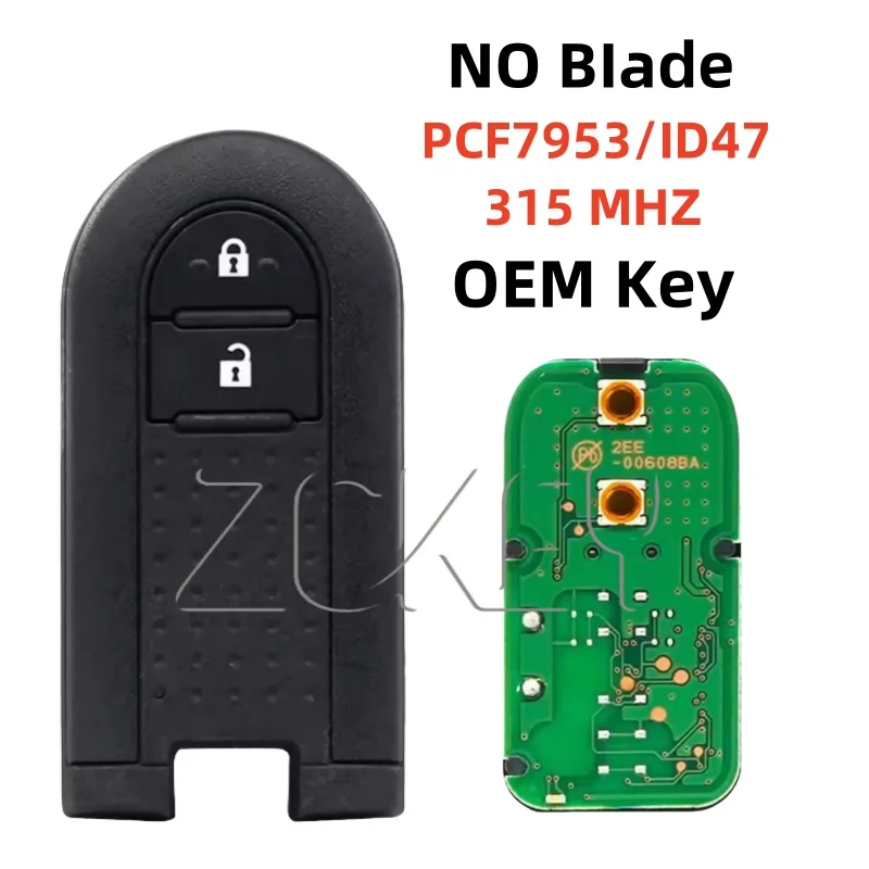 

ZCKEY 2/3/4 кнопки OEM для Toyota Daihatsu Smart Remote Proximity Key Terios LA600S Passo танто на заказ Roomy 315 МГц FSK HITAG3