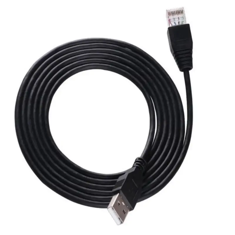 Фото Кабель USB-RJ50 для консоли APC Smart-UPS, замена кабелей AP9827, 940-0127B, 940-127C, 940-0127E с формованной защитной втулкой №3