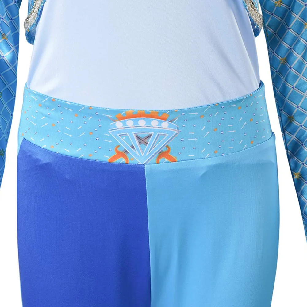 Хлоя Косплей 2024 костюм потомков из фильма женский для ролевых игр синяя одежда