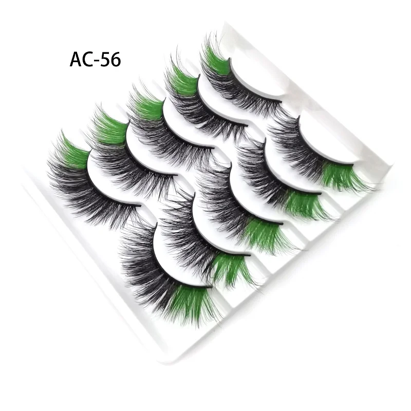 Ed Eyelashes Ombre Vegan Strip Lashes Natural Dramatic Fluff