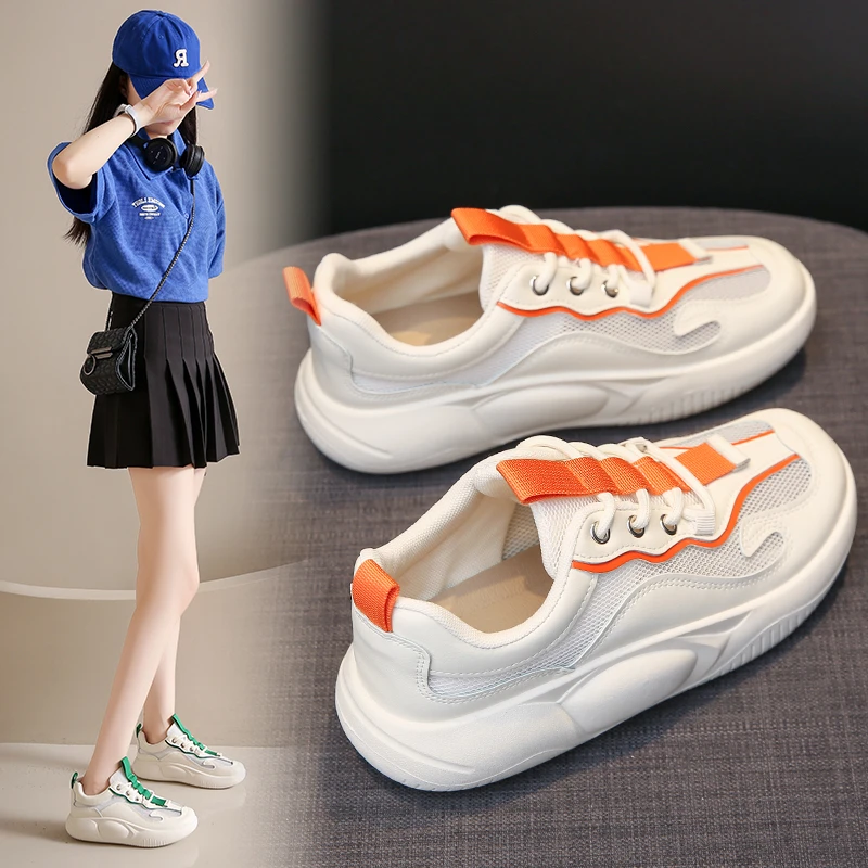 

Autumn Vulcanized Shoes Female Fashion Trainers Women Sneaker Canvas Shoes Women Footwear Breathable Sneakers Platform Shoes
