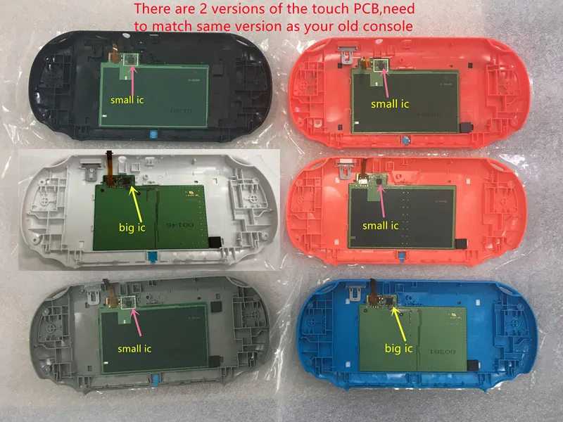 Оригинальный Новый ЖК-экран для Ps Vita Psvita Psv 2000 собранный черный + Задняя панель