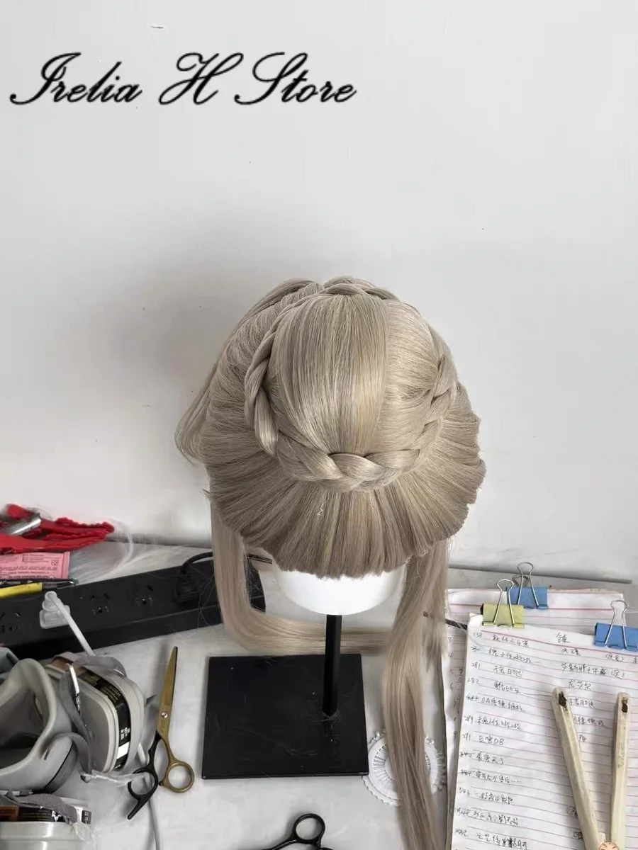 Фото Парик для косплея Irelia H Genshin Impact Marionette Sandrone'wig, предварительно уложенный №2