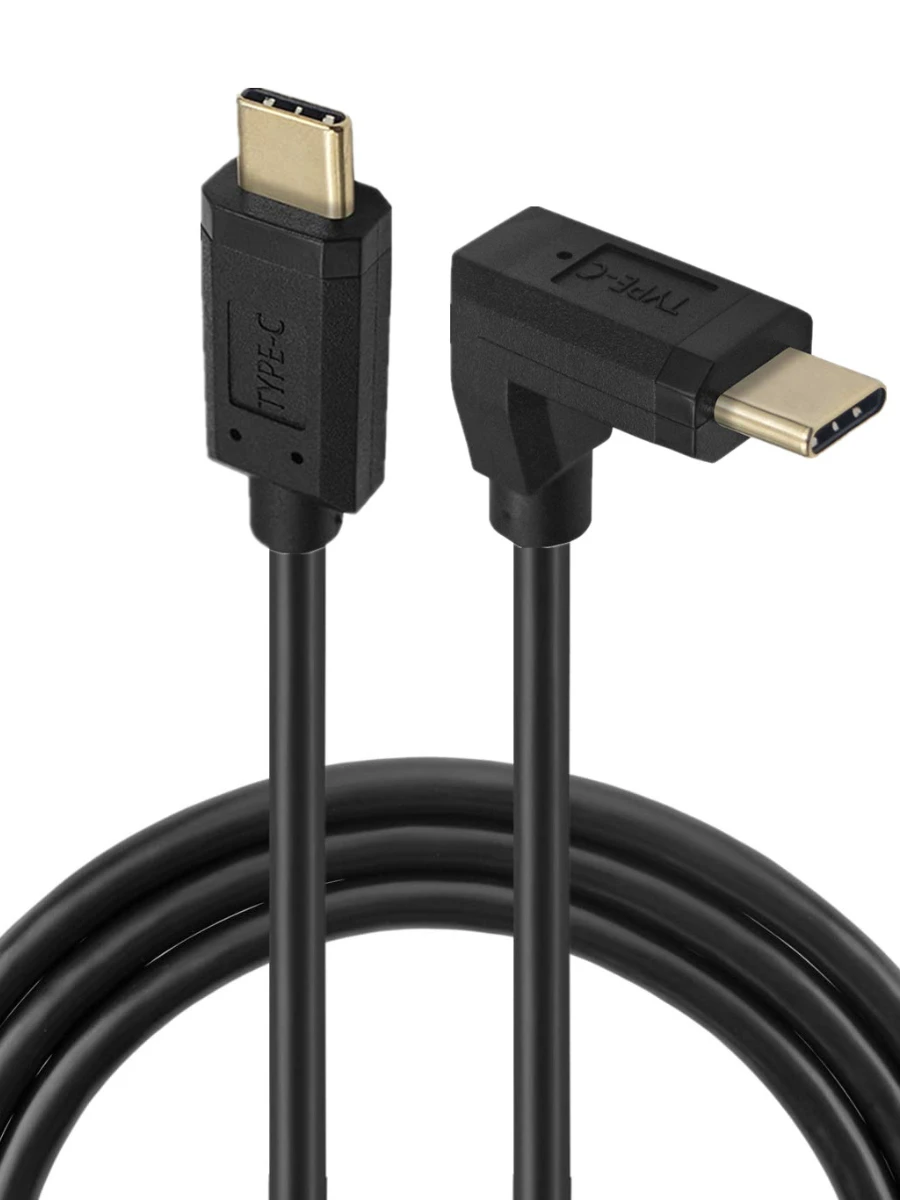 

16+1 wire core 3A gold plated elbow TYPE-C turn TYPE-C male to male dual head mobile phone charging cable Data cable