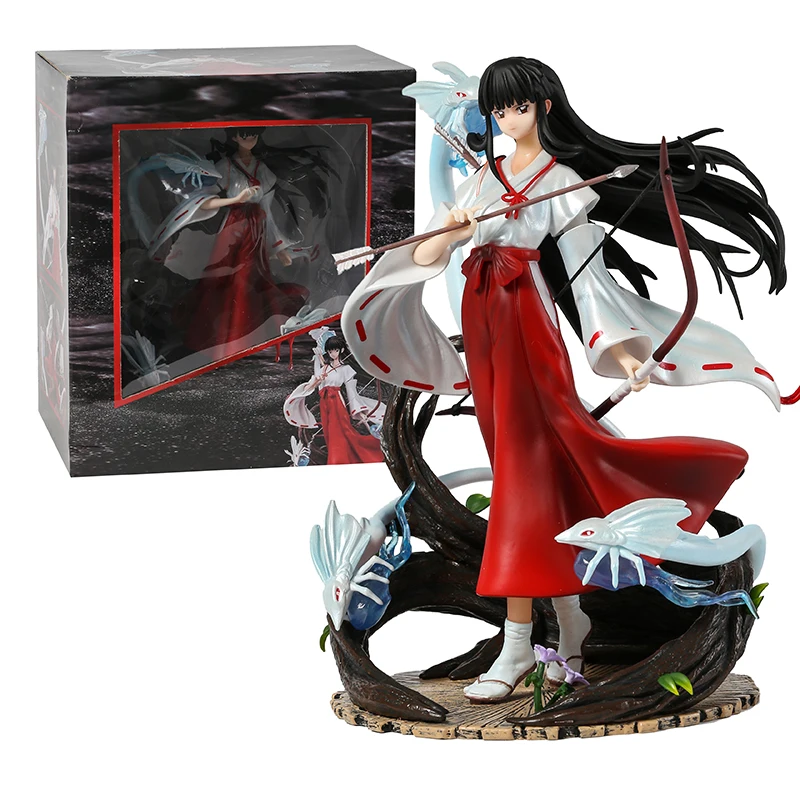 

Inuyasha Kikyo GK Statue Collectible Figure Model Doll Decoration PVC Action Figures Model Doll Toys Kids TOY GIFT