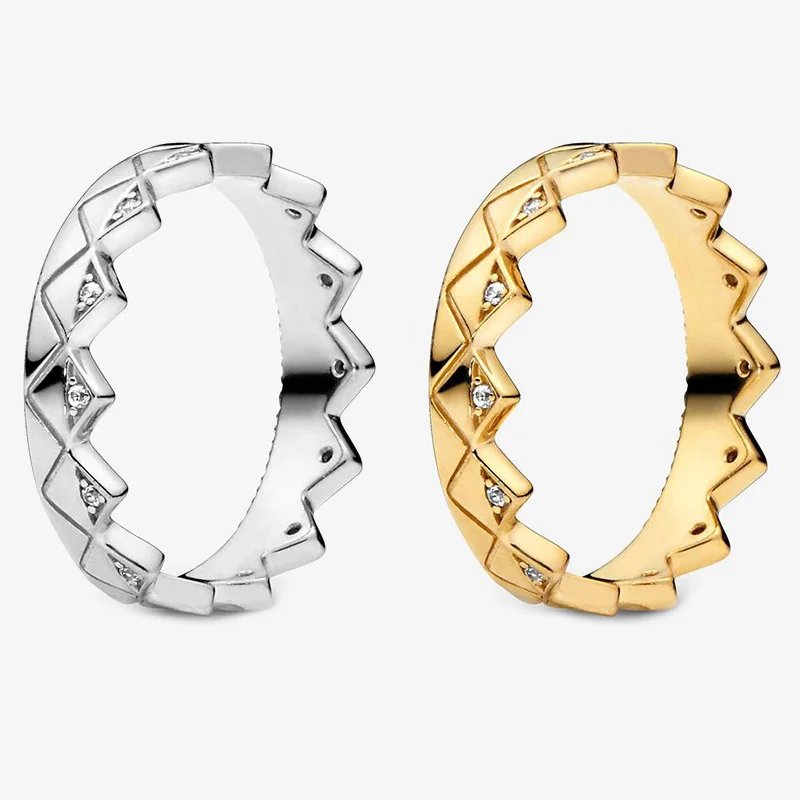 

Женское кольцо из серебра 925 пробы, с экзотической короной