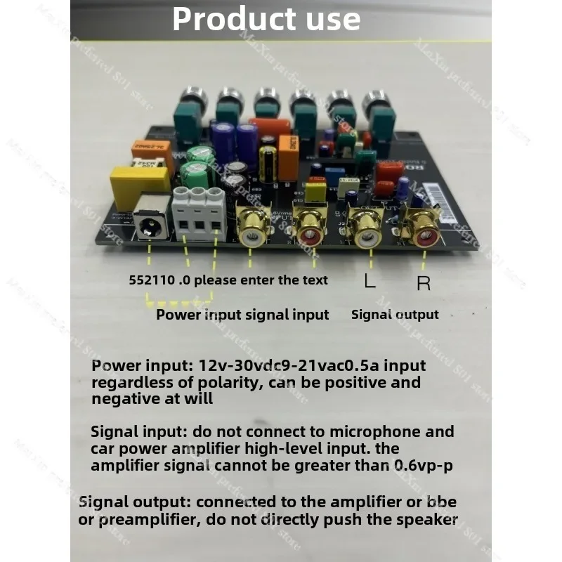 5-полосный тональный предуступник ba3822 эквалайзер тюнинговая плата Hi-Fi