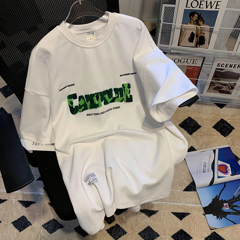 Privathinker Корейская Летняя женская футболка большого размера с буквенным принтом