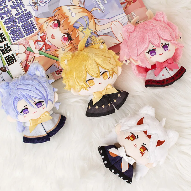 

Anime Game Genshin Impact Yae Miko Kamisato Ayato Aether Arataki Itto Cute Plush Dango Sunny Dolls Bag Pendant Keychain Toy Gift