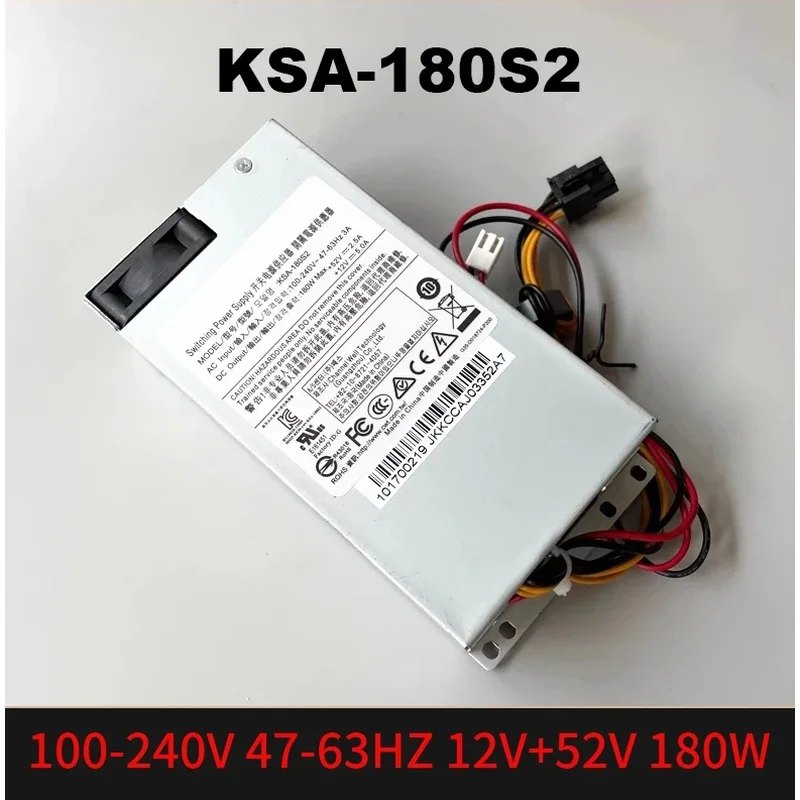 Фото Надежный импульсный блок питания 180 Вт DPS-200PB-185A KSA-180S2 100-240В 12В+52В, полностью протестированный, сменный блок питания 0.8 №1