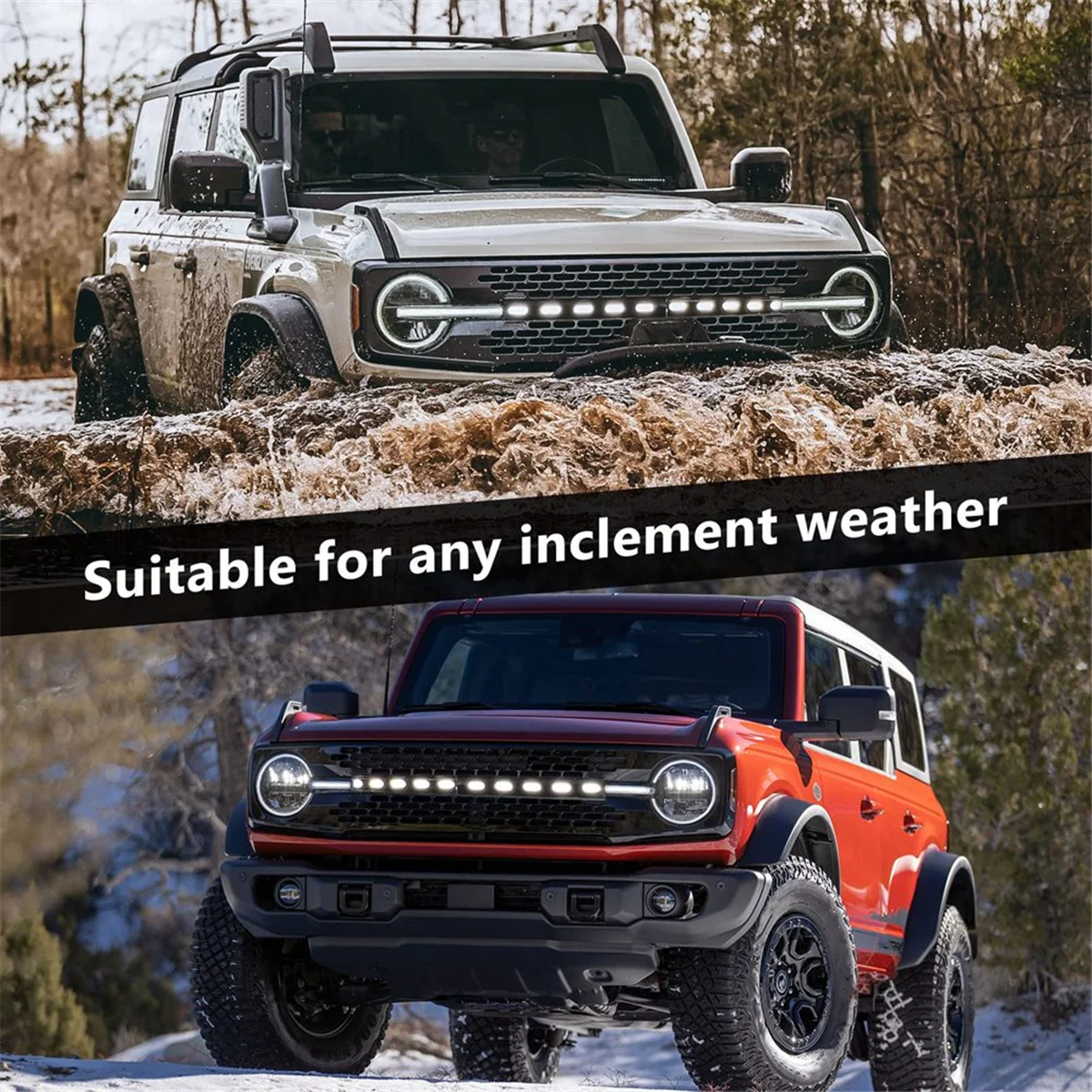 Передняя светодиодная решетка для аксессуаров 2021 2022 2023 капельный стиль капота