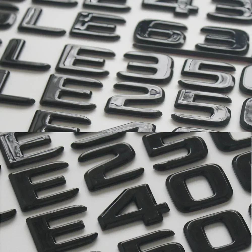 Задние эмблемы багажника с блестящими черными буквами для Mercedes Benz CLE Class CLE300 CLE350