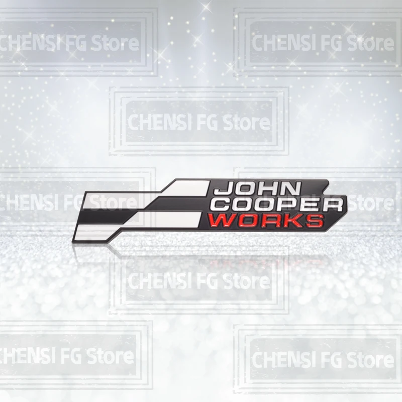 3D металлический сплав, новый значок на переднюю решетку JCW для Mini Cooper S R59 R60 R56 R58 F56 Countryman Clubman, эмблема на задний багажник автомобиля, наклейка
