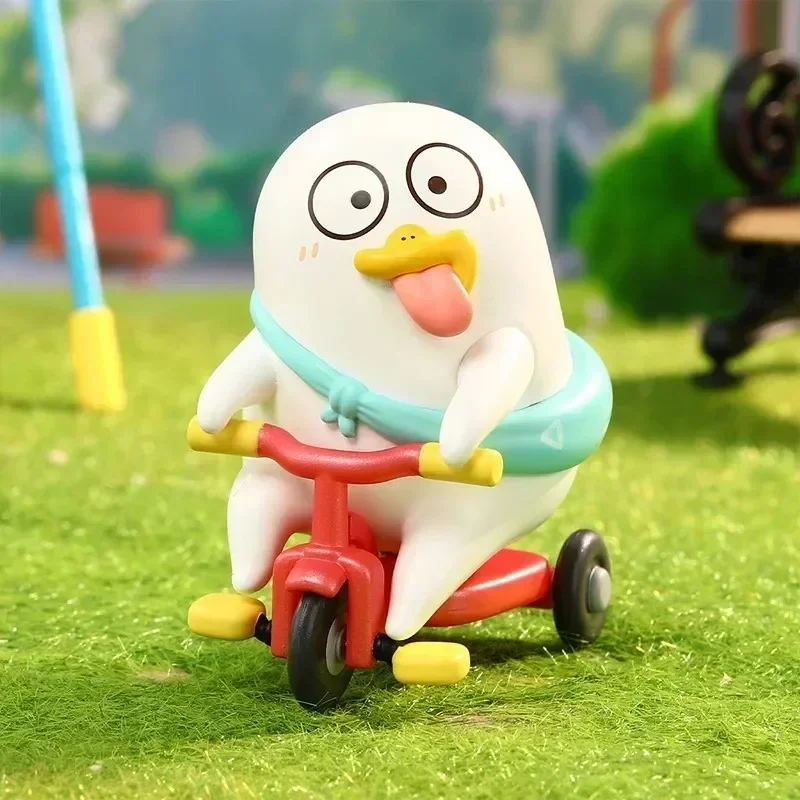 Фото POP MART Серия Duckyo's Leisure Life: Коллекционные фигурки-сюрпризы в закрытых коробках — милые аниме-персонажи, подарок для девочек №2
