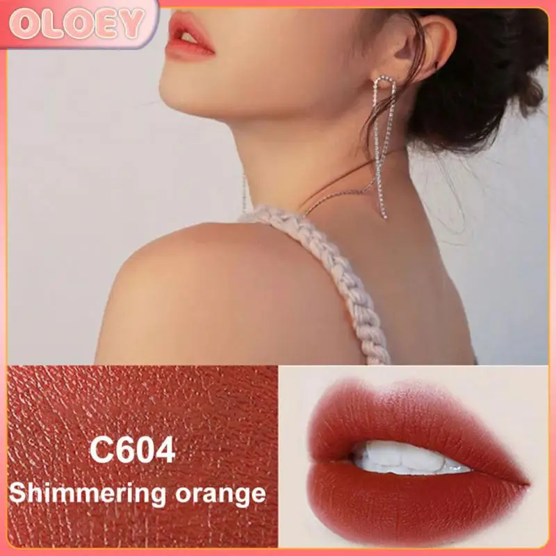 

Air Lip Glaze Velvet Matte Lipstick 6 Colors Soft Mist Lip Mud Silky Lipgloss Face Blush Cheek Rouge Cosmetics Red Lip Tint Mud