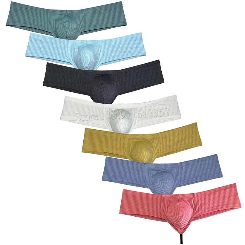 

Men Hip Hop Boxer Briefs Underwear Ultimate Bikini Bokserki Bottoms Panties 1/3 Buttocks Brazilian Trunks