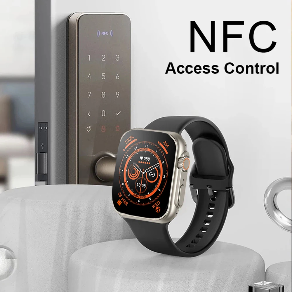 Смарт-часы Ultra Series 8 с NFC Беспроводная зарядка Bluetooth-вызов мужской и женский
