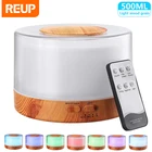 Ароматерапевтический диффузор, увлажнитель воздуха светодиодный светильник кой, домашний ультразвуковой распылитель для холодного тумана, аромадиффузор для эфирного масла