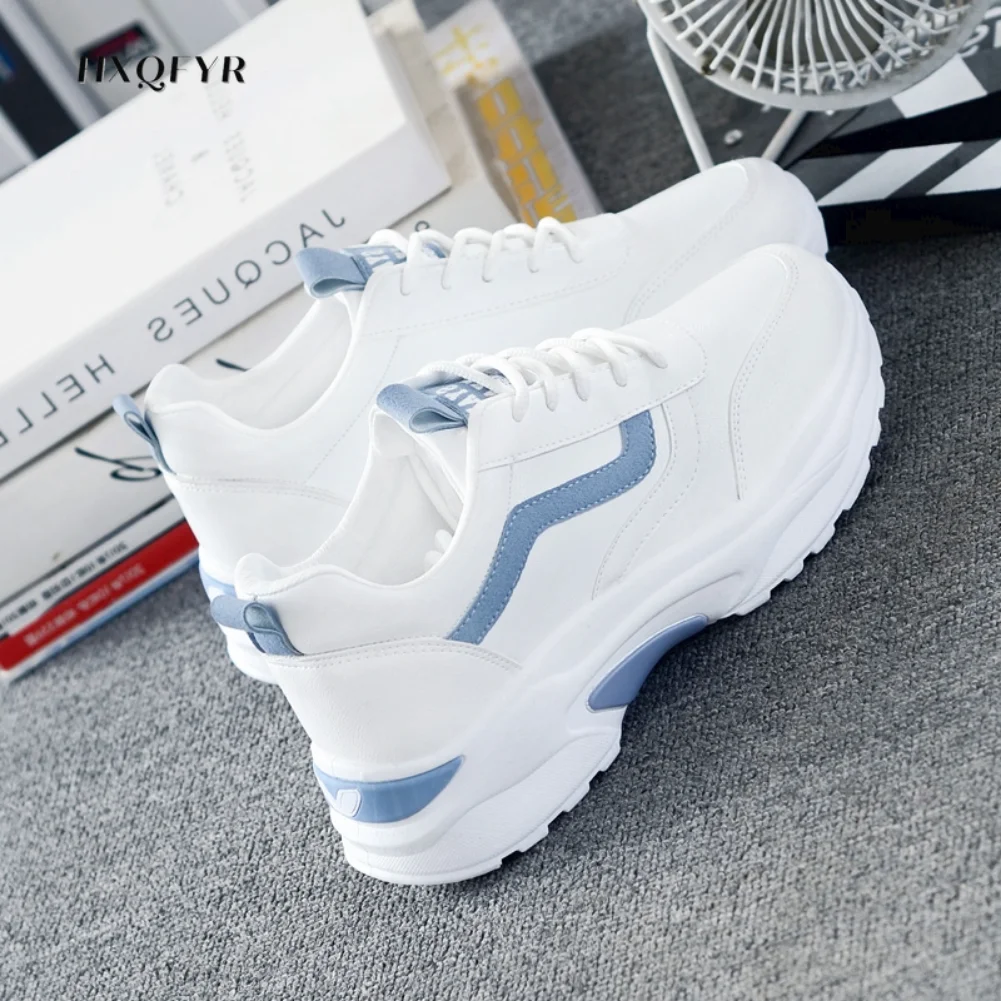 

2022 New Women Sneakers Fashion Women's Sports Shoes Casual Shoes Woman Comfortable Breathable White Female Platform Sneakers